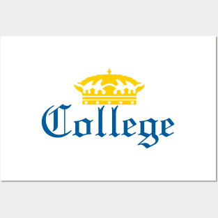 Corona Styled College Design Posters and Art